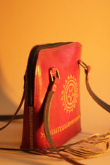 Kutch Leather Handbag | Embroidered
