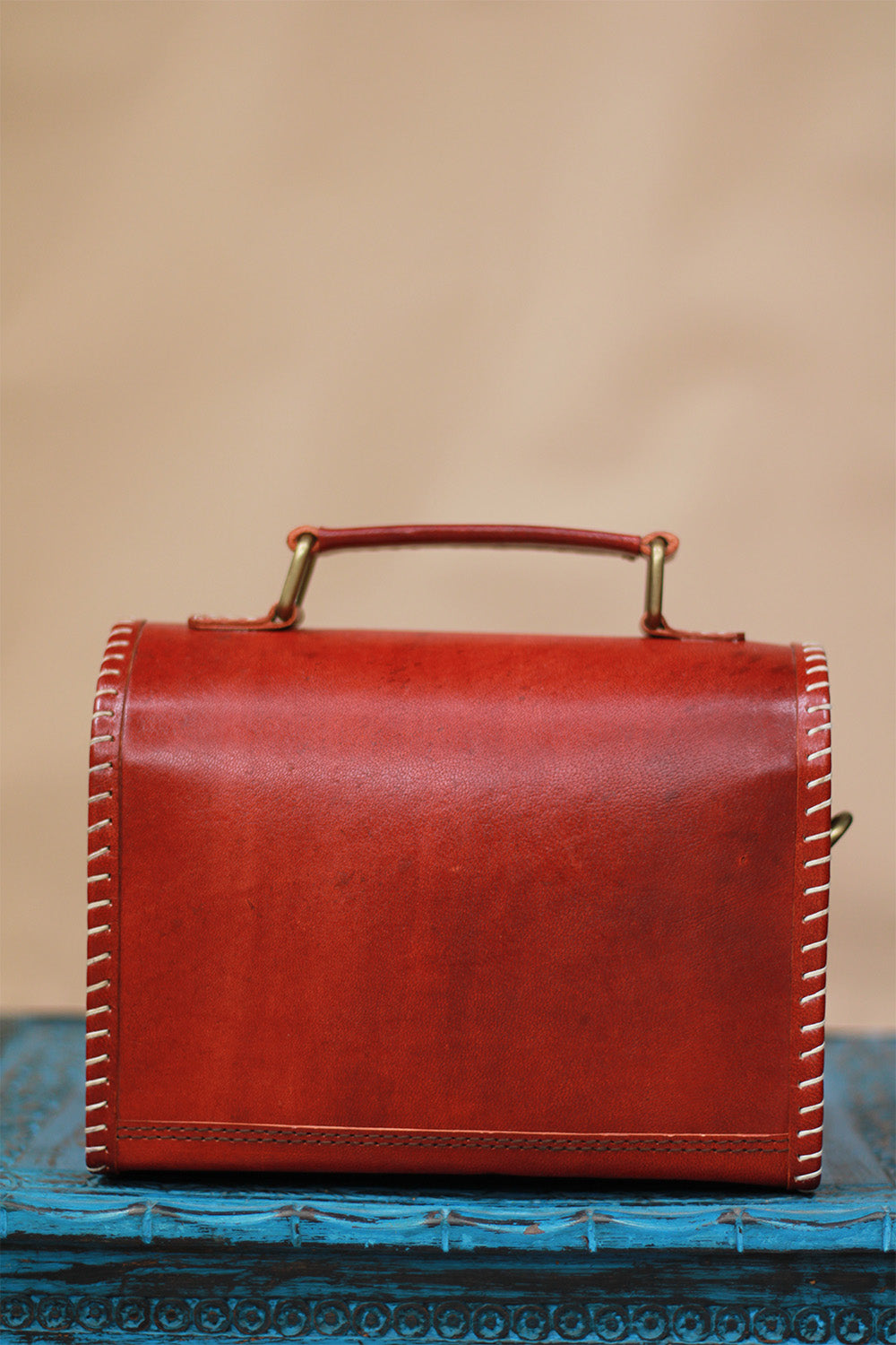 Handcrafted Kutch Leather Bag | Ghungroo