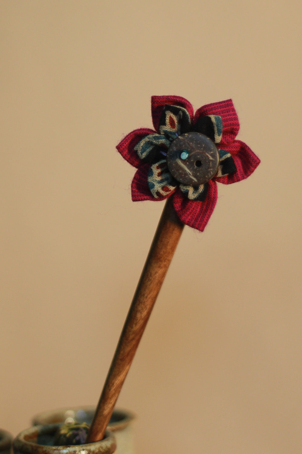 Anokhi | Juda Stick | Red Flower