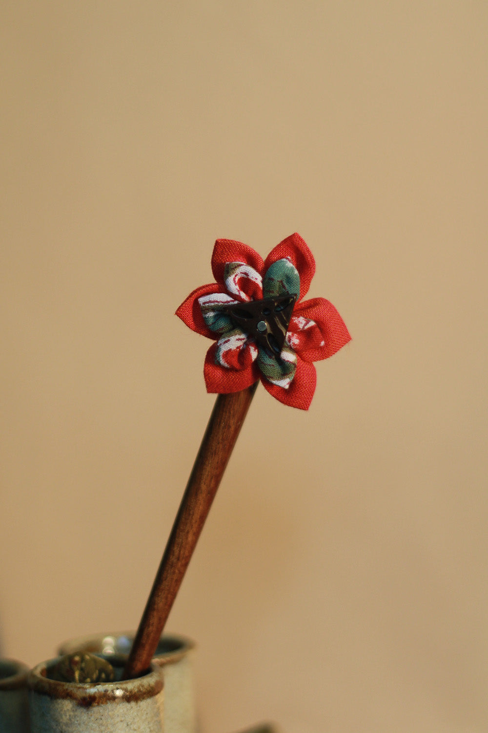 Anokhi | Juda Stick | Orange Flower