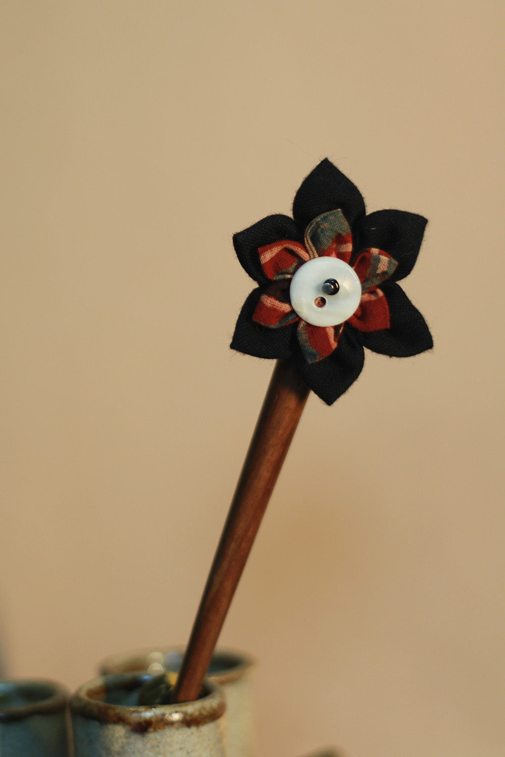 Anokhi | Juda Stick | Black Flower