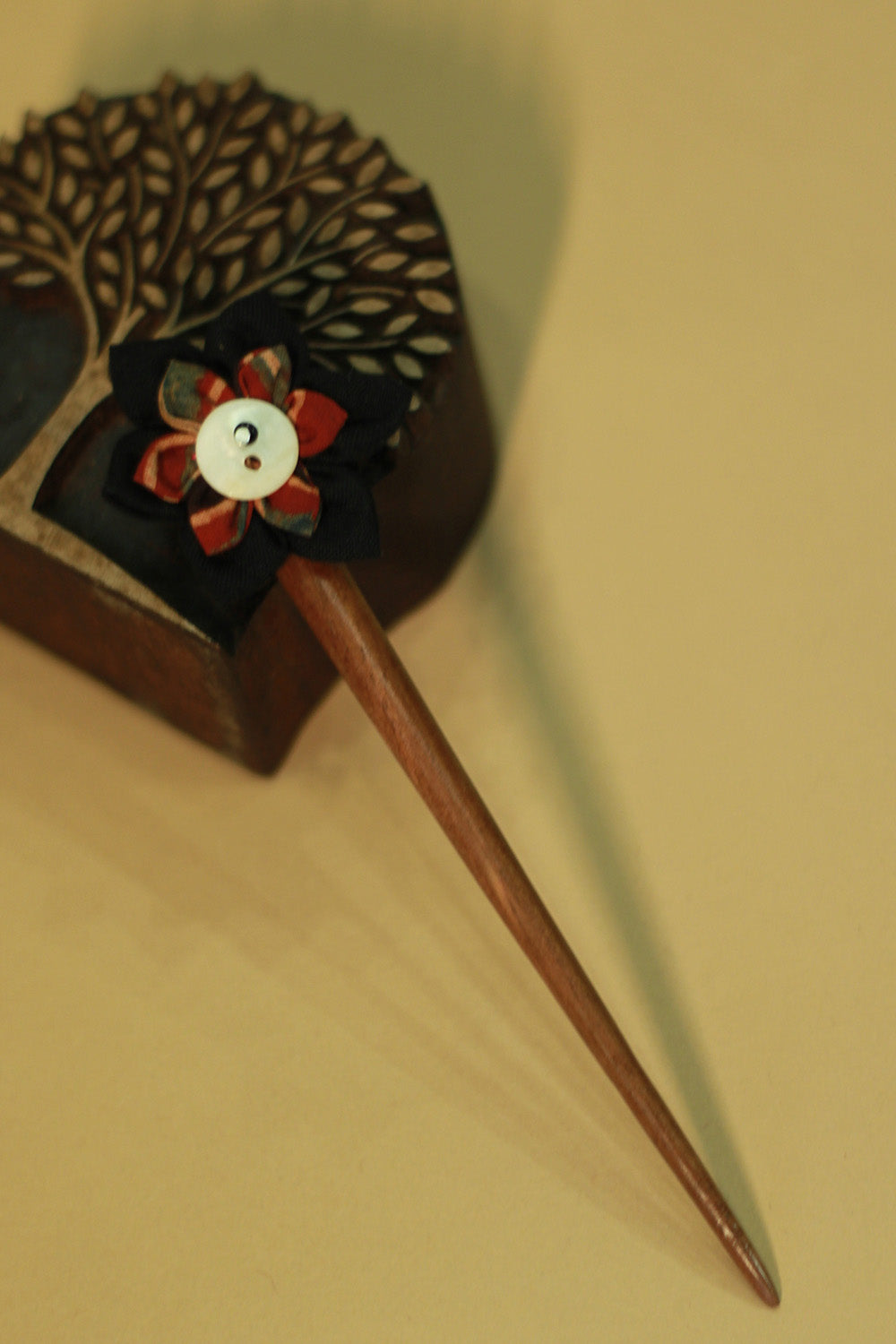 Anokhi | Juda Stick | Black Flower