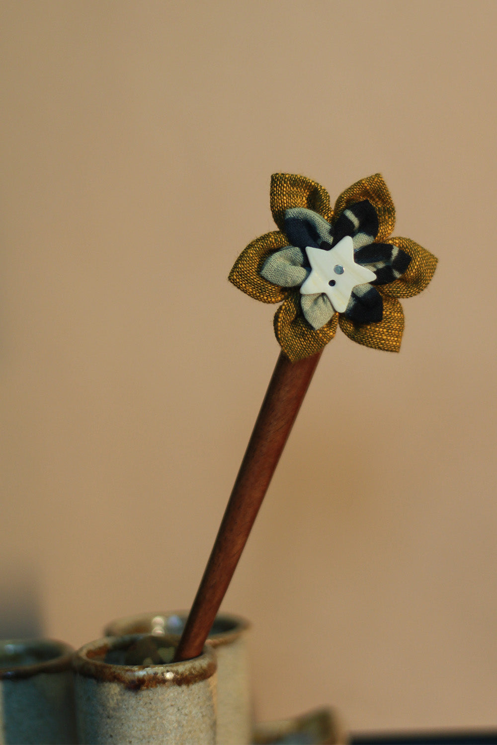 Anokhi | Juda Stick | Green Flower