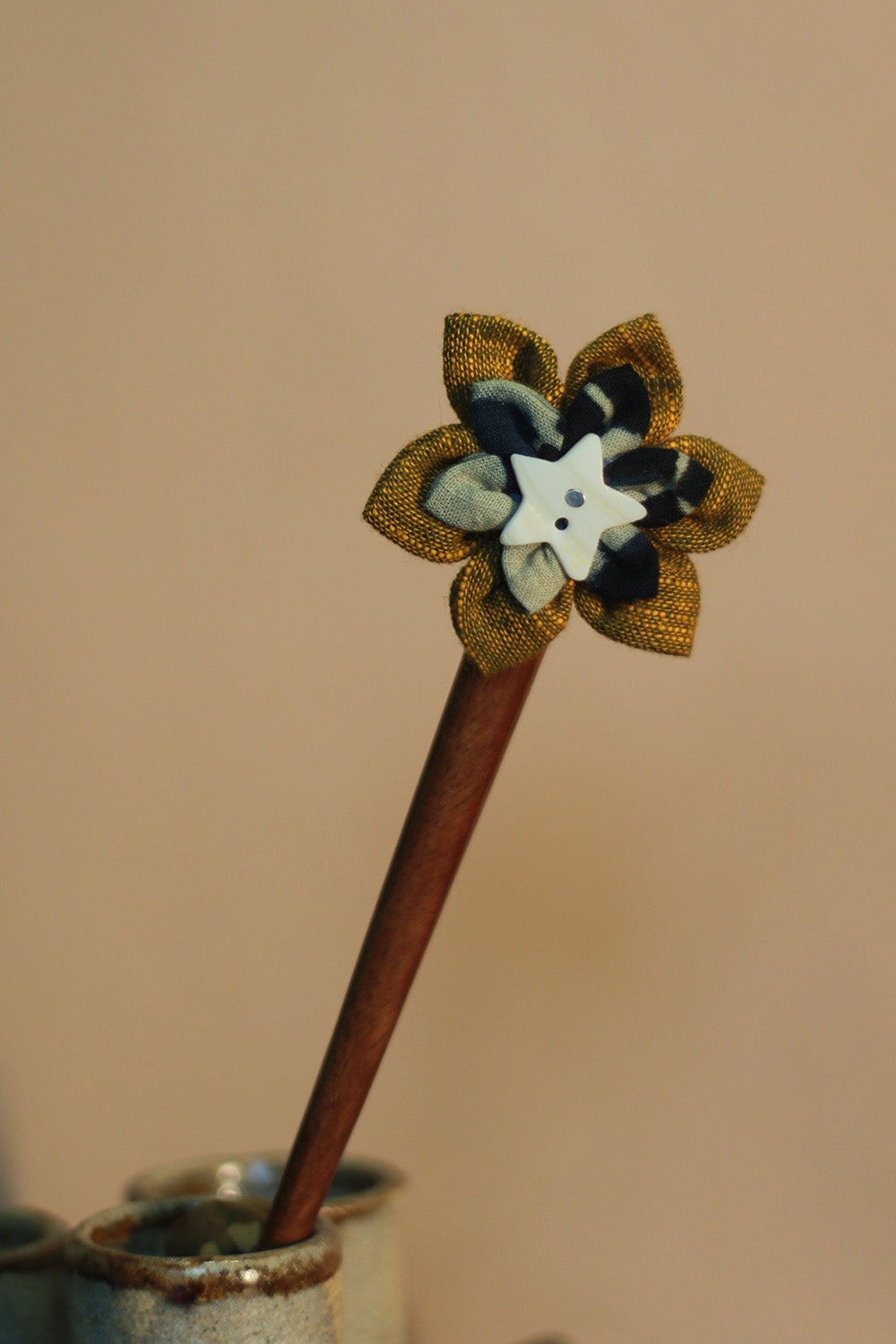 Anokhi | Juda Stick | Green Flower