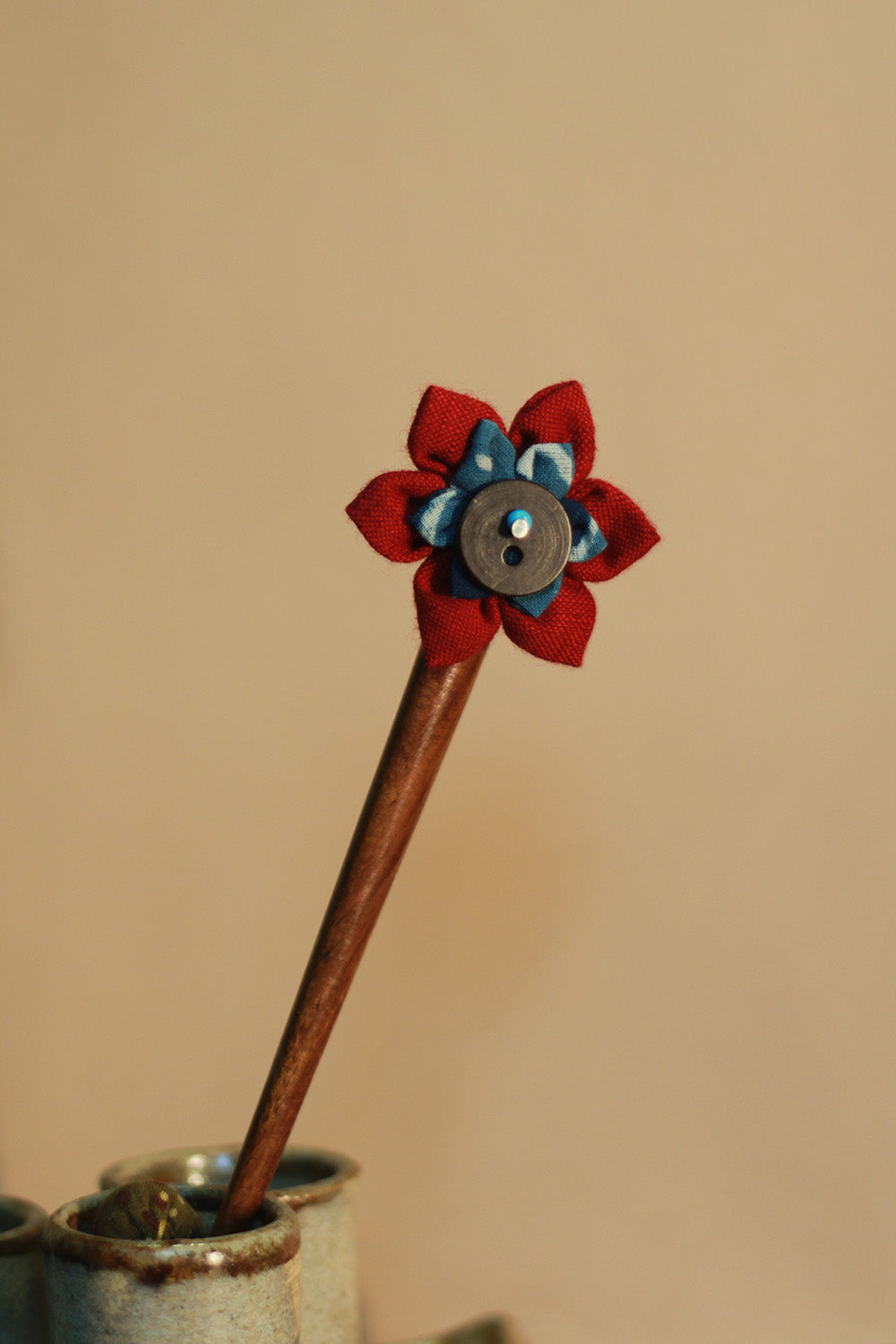Anokhi | Juda Stick | Red Flower