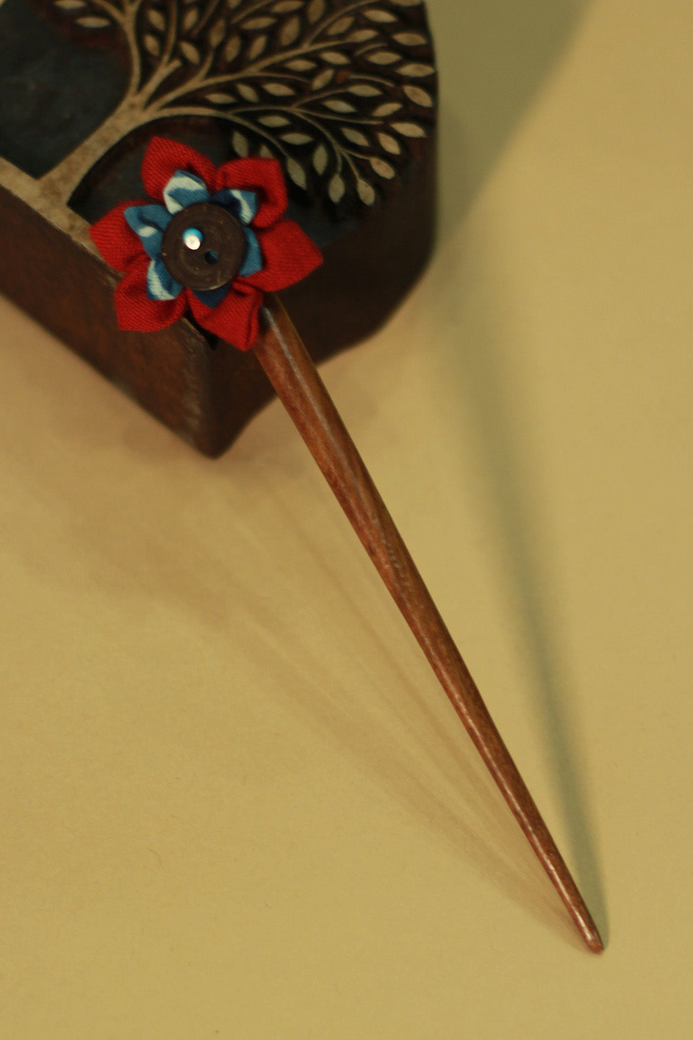 Anokhi | Juda Stick | Red Flower