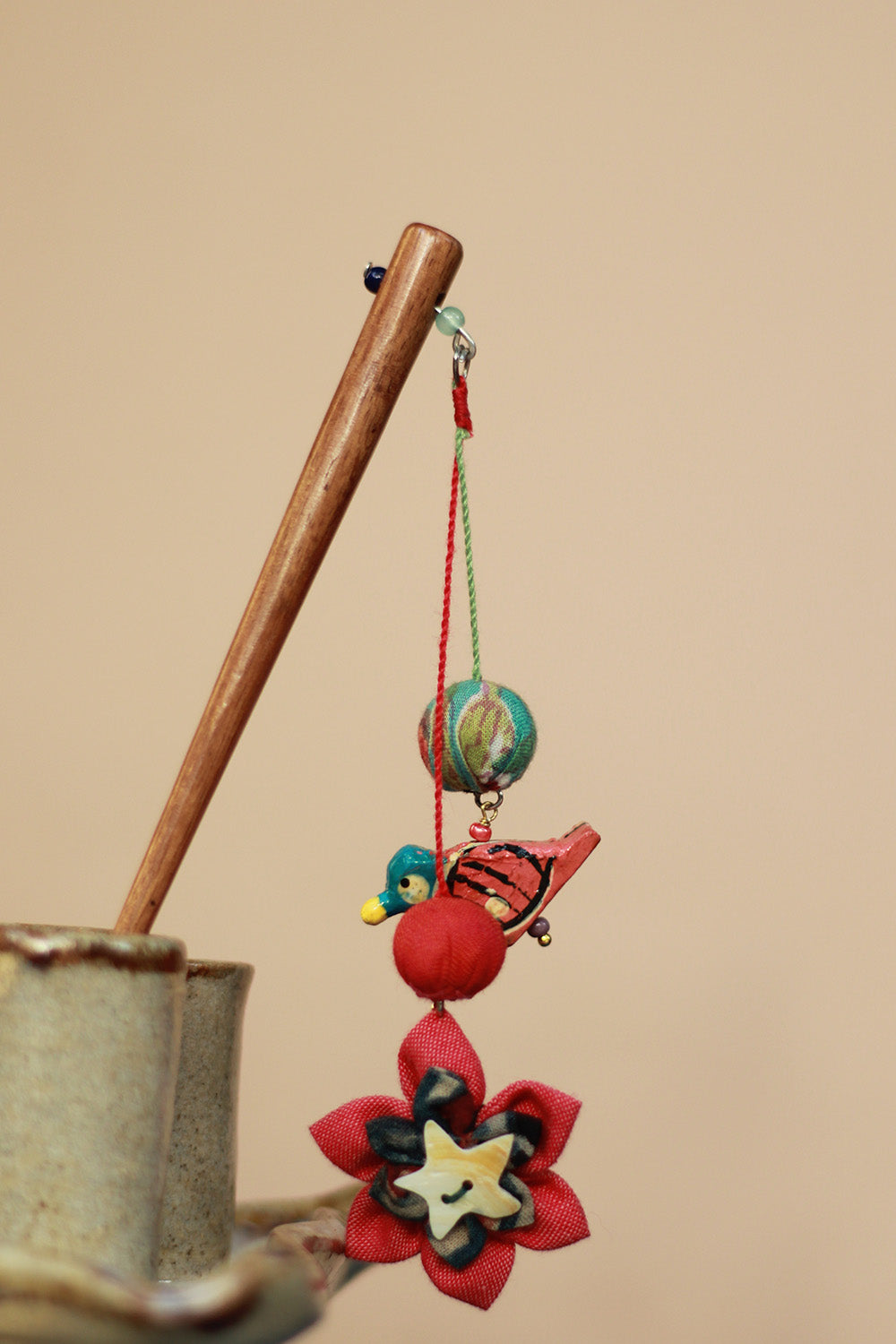 Anokhi | Juda Stick | Red Flower