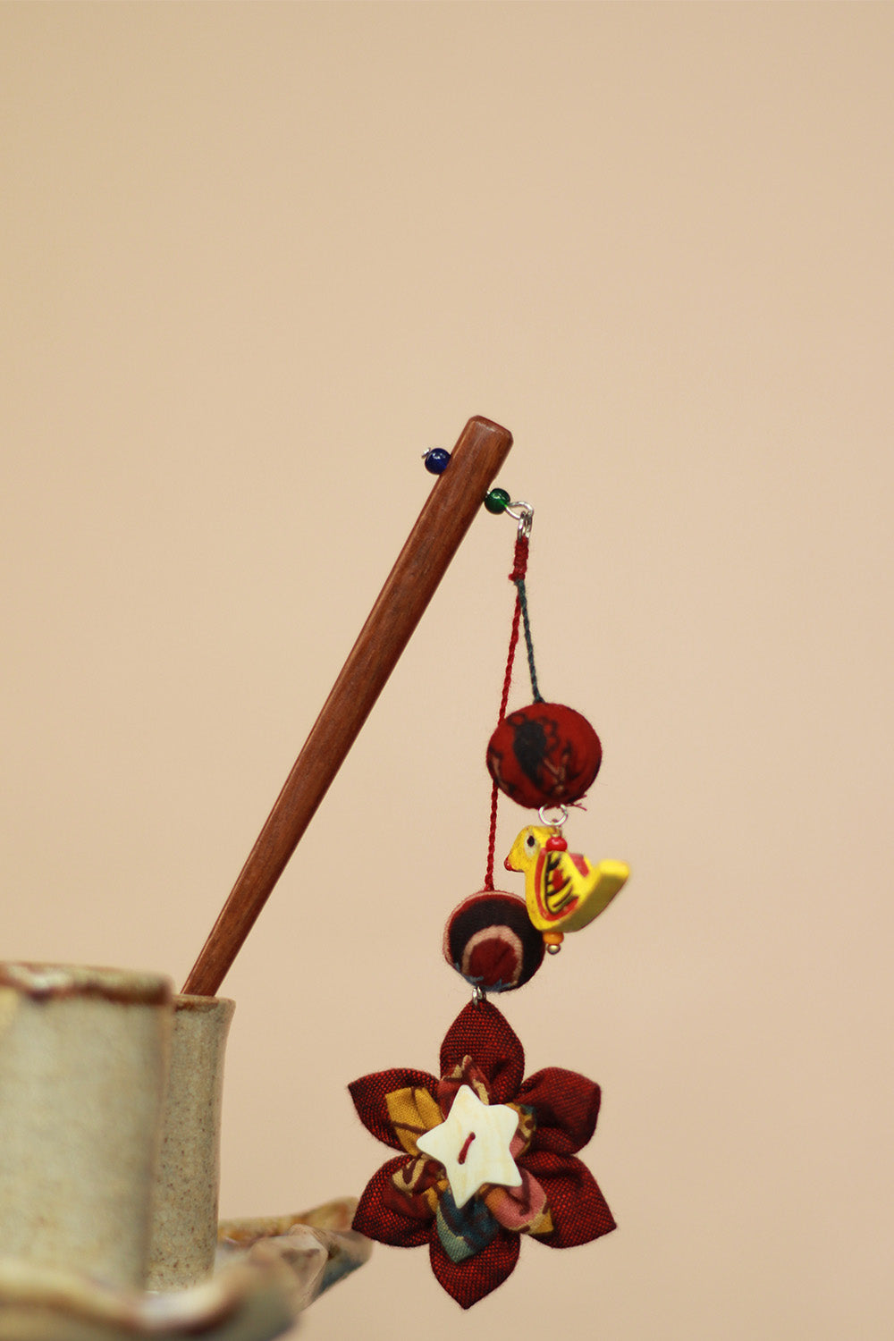 Anokhi | Juda Stick | Red Flower