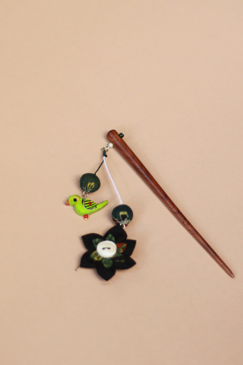 Anokhi | Juda Stick | Green Flower