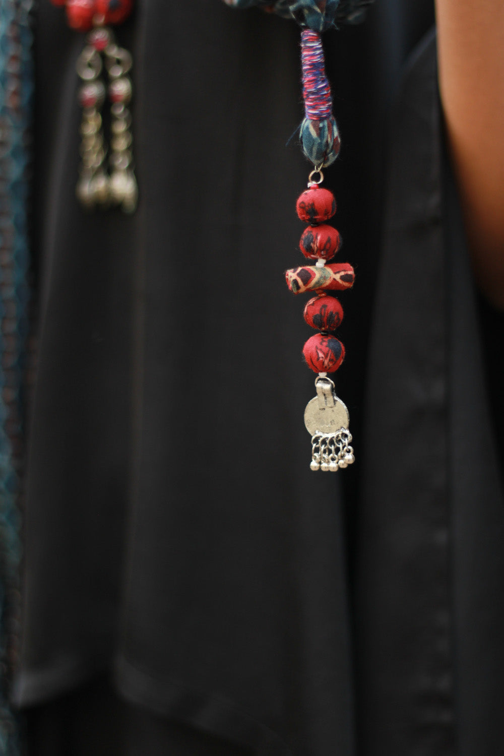 Rangat | Necklace Scarf | Mul Ajrakh | Blue