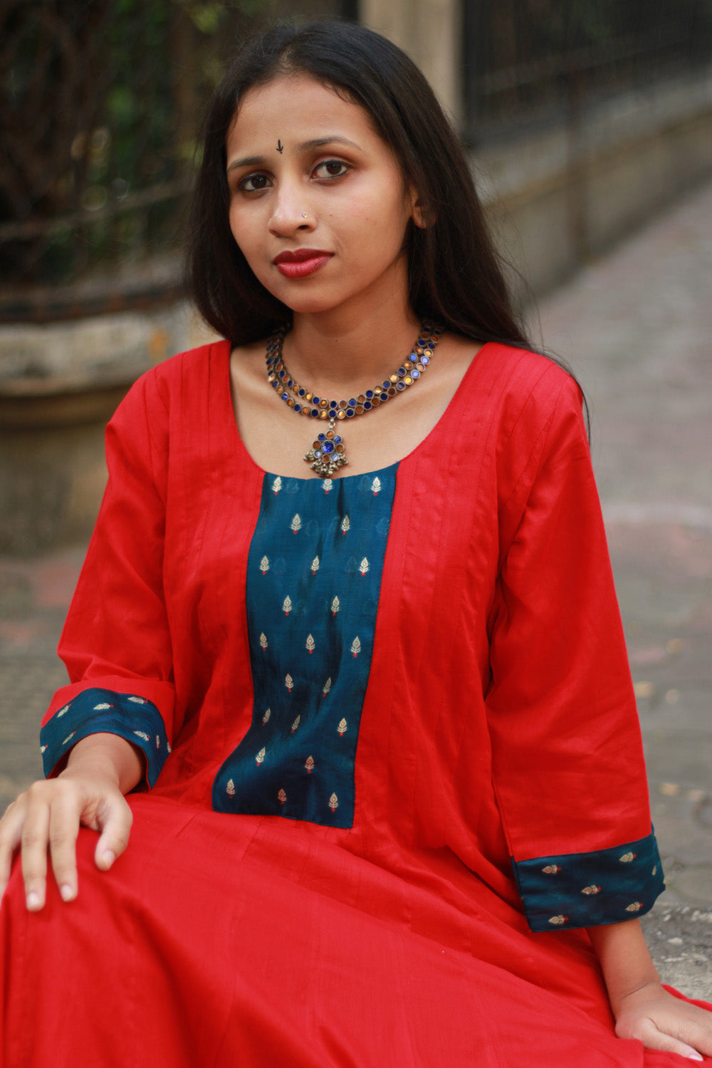 Alankrita | Chaaliskali Kurta | Rouge