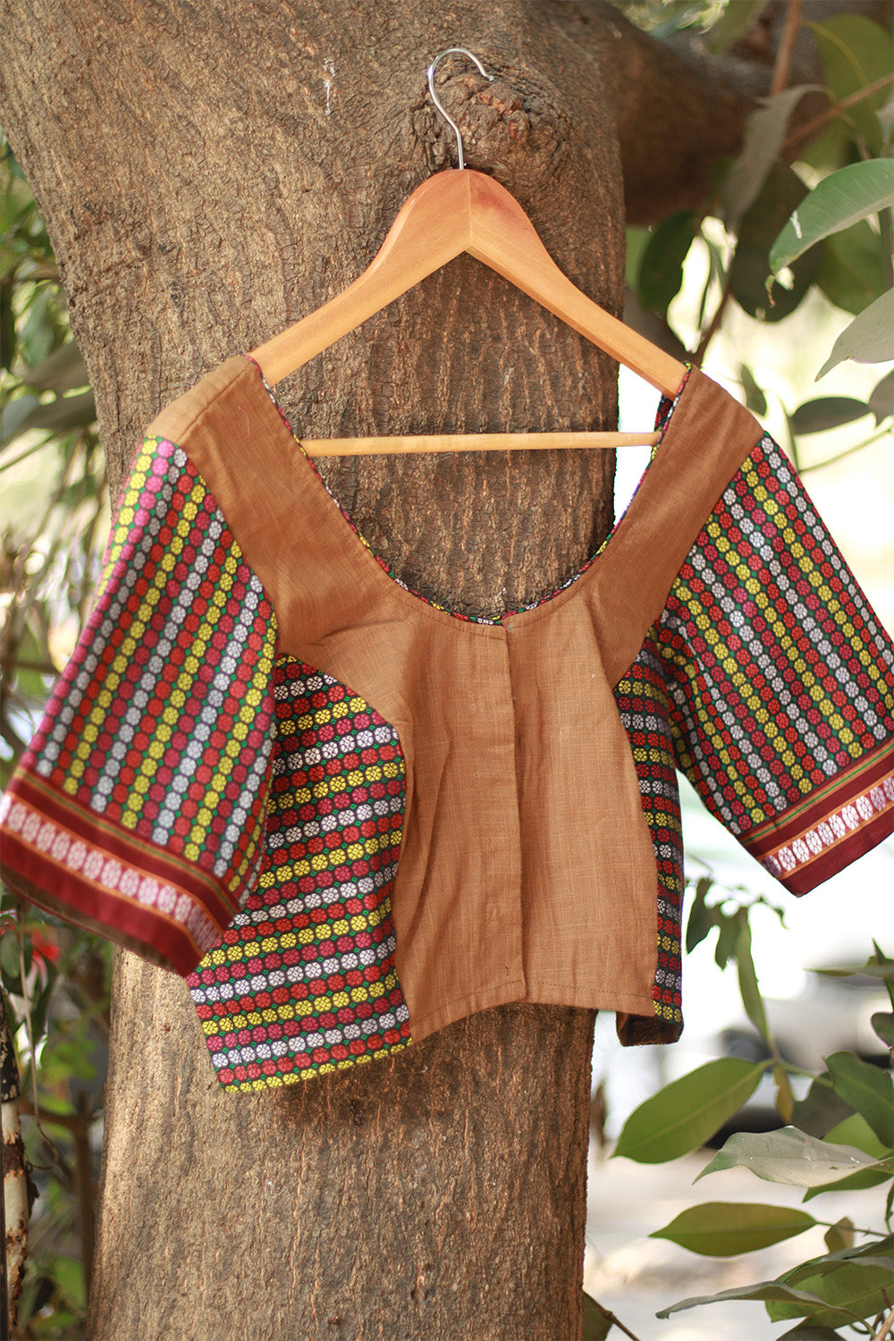 Blouse | Khunn | Cinnamon Brown