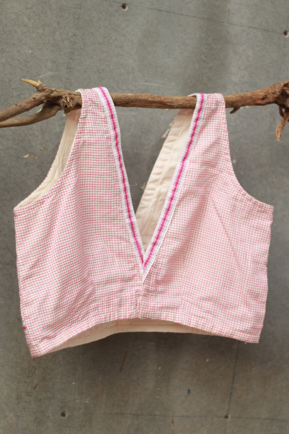 Sleeveless Blouse | Patteda Anchu | Blush