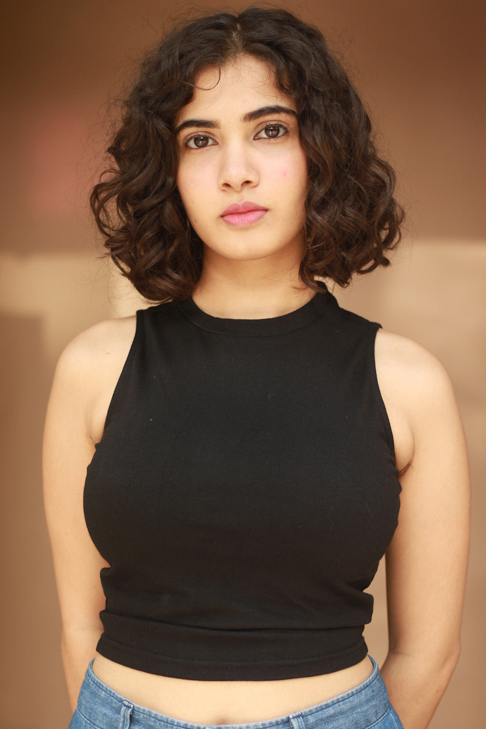 Kirgiti | Stretchable Blouse / Crop Top | Noir