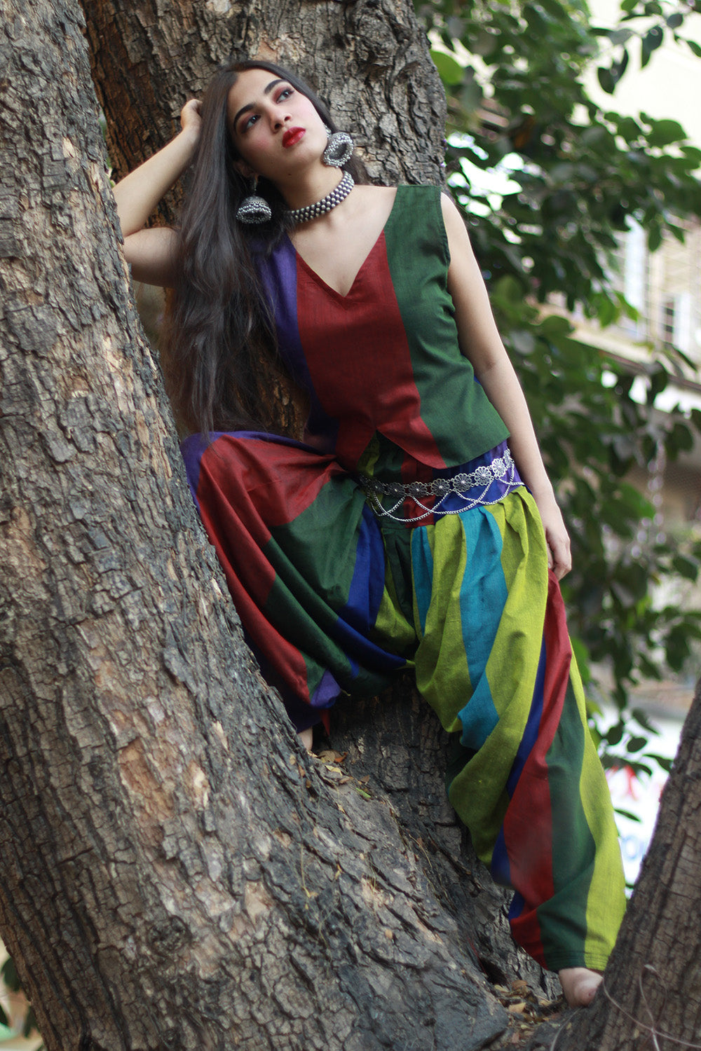 Nakhrebaaz | Patiala Salwar Co-ord Set | Cotton | Multicolor