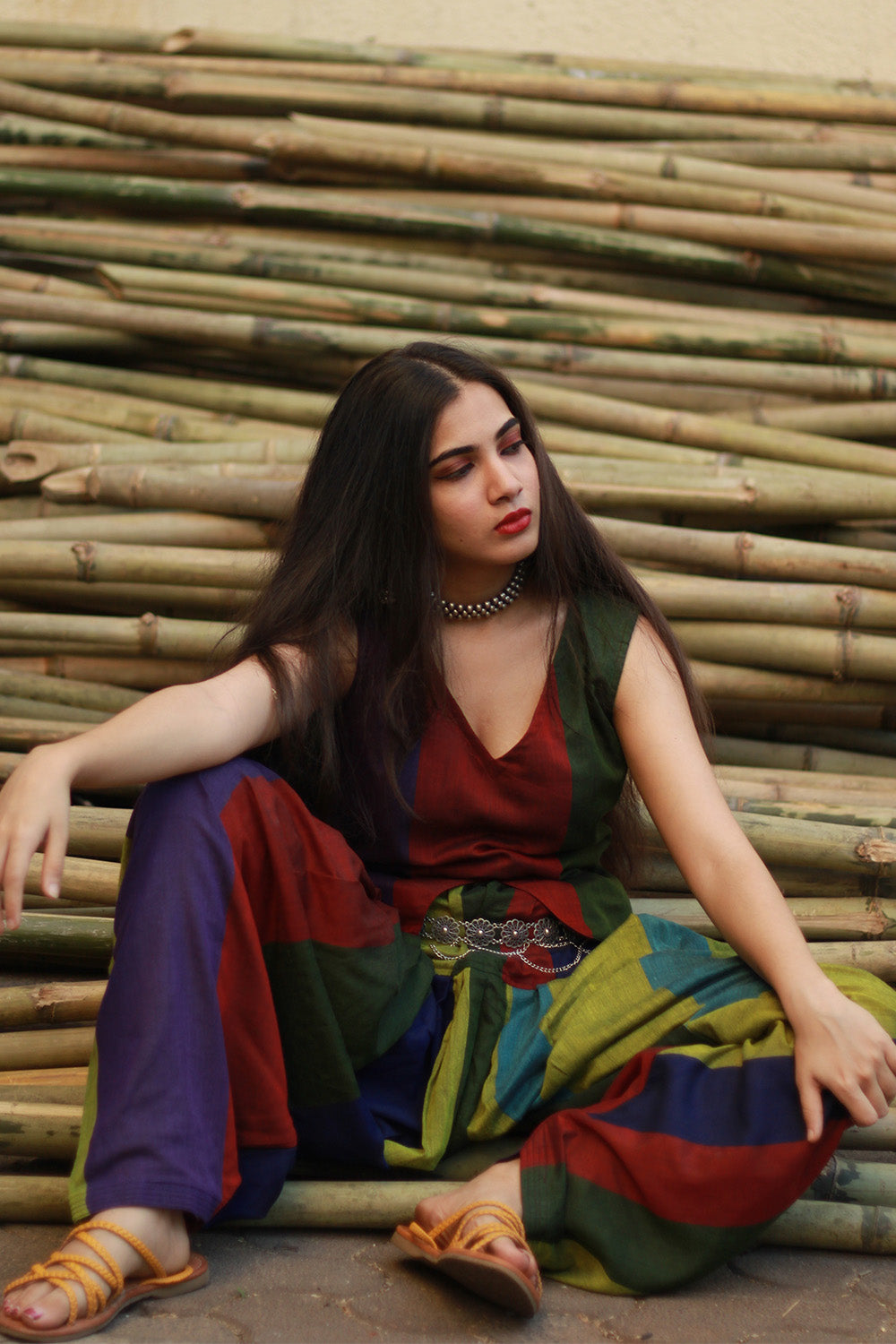 Nakhrebaaz | Patiala Salwar Co-ord Set | Cotton | Multicolor