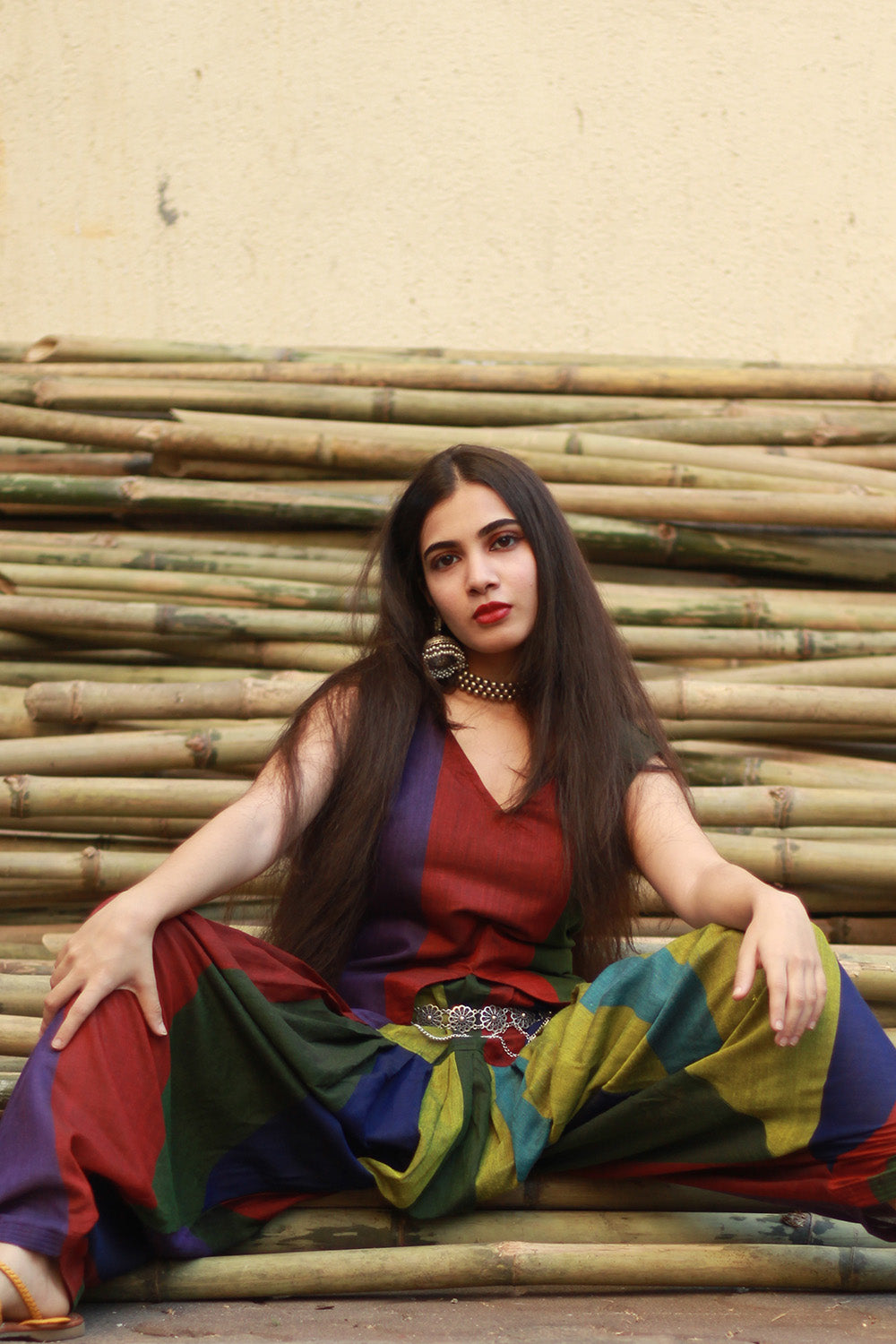 Nakhrebaaz | Patiala Salwar Co-ord Set | Cotton | Multicolor