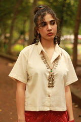 Dhoop - Chhaon | Cotton Shirt | Ivory