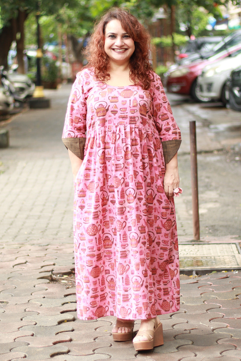 Chai Chaska | Long Dress | Pink