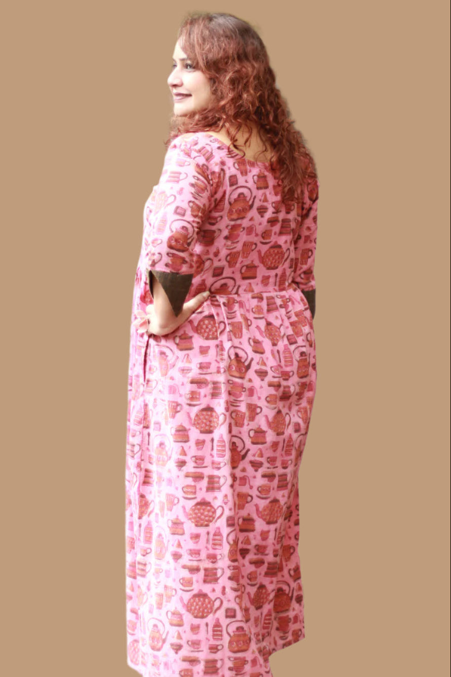 Chai Chaska | Long Dress | Pink