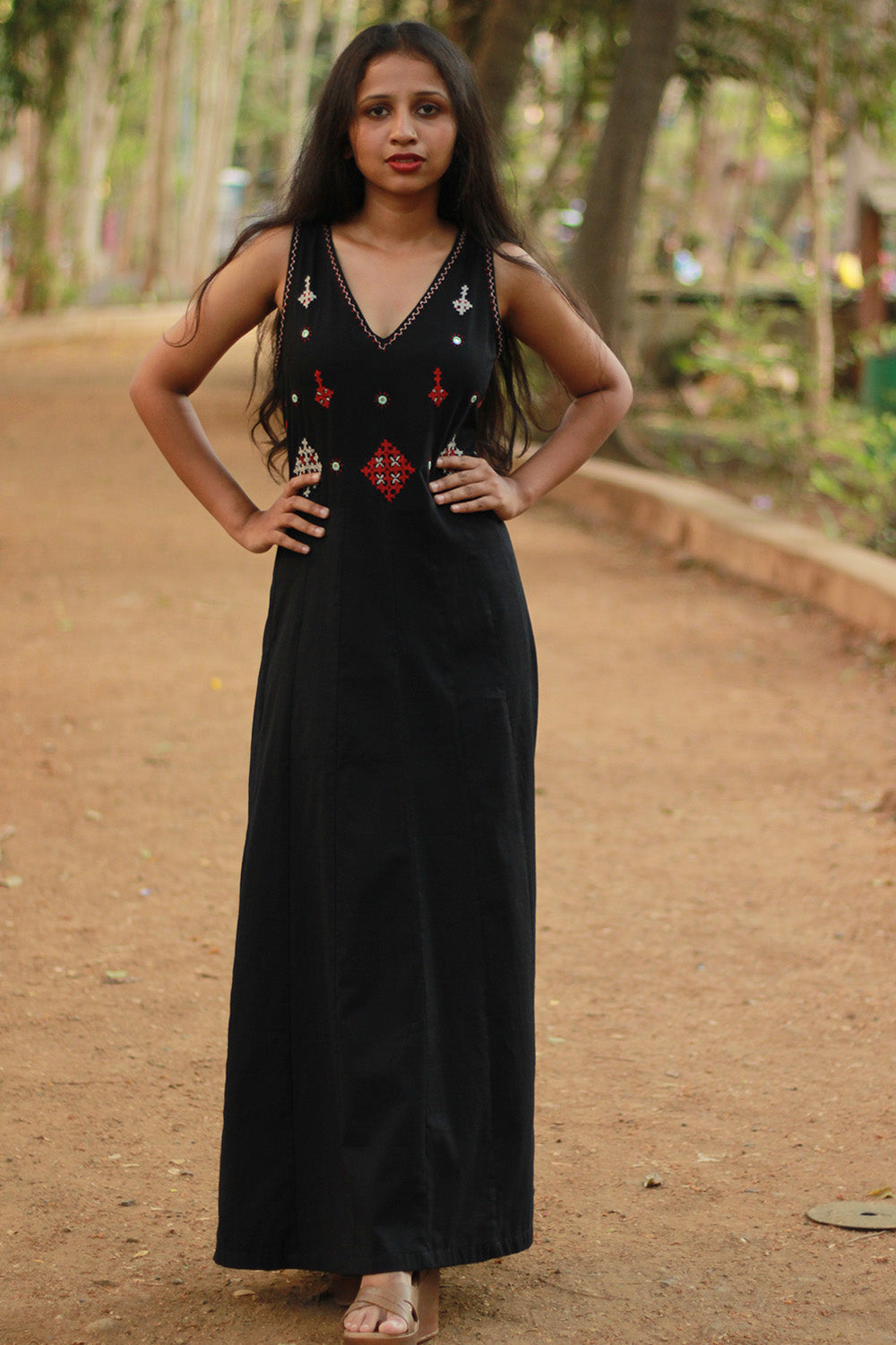 Khwaab | Long Kali Dress | Noir