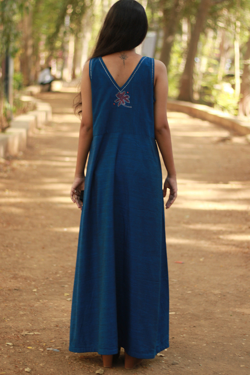 Khwaab | Long Kali Dress | Blue