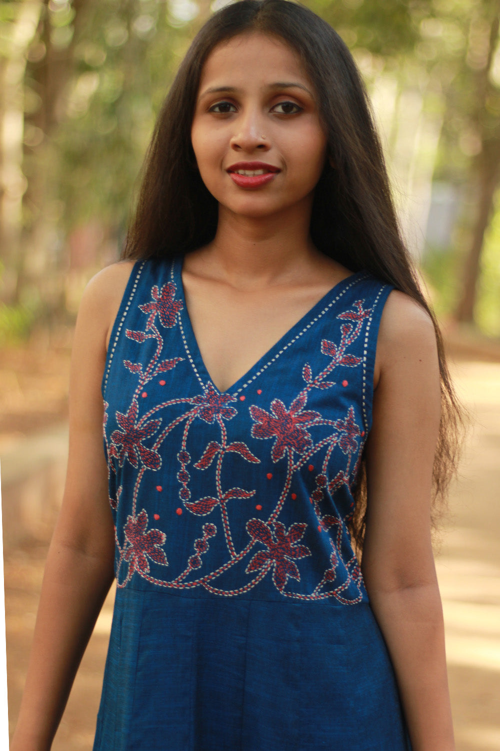 Khwaab | Long Kali Dress | Blue