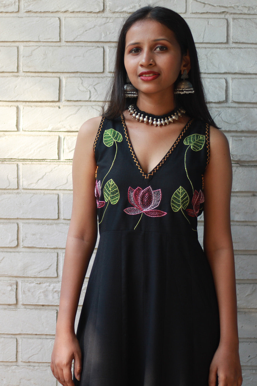 Saroj | Khwaab | Long Kali Dress | Noir