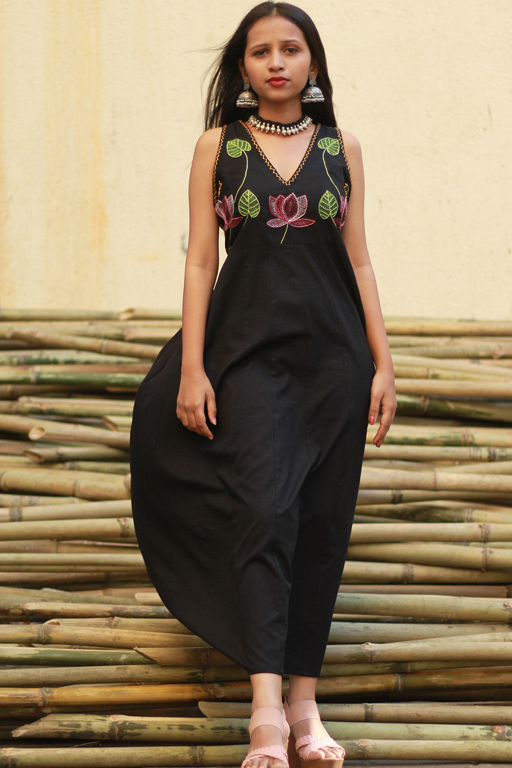 Saroj | Khwaab | Long Kali Dress | Noir