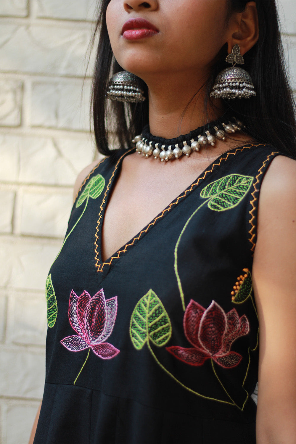 Saroj | Khwaab | Long Kali Dress | Noir