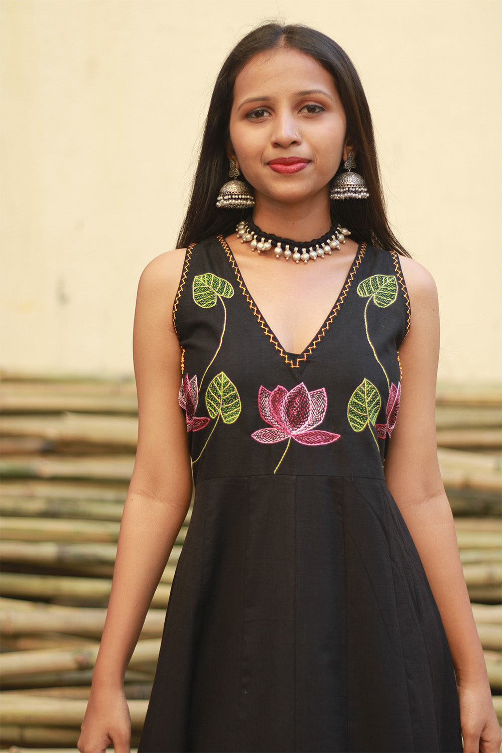 Saroj | Khwaab | Long Kali Dress | Noir