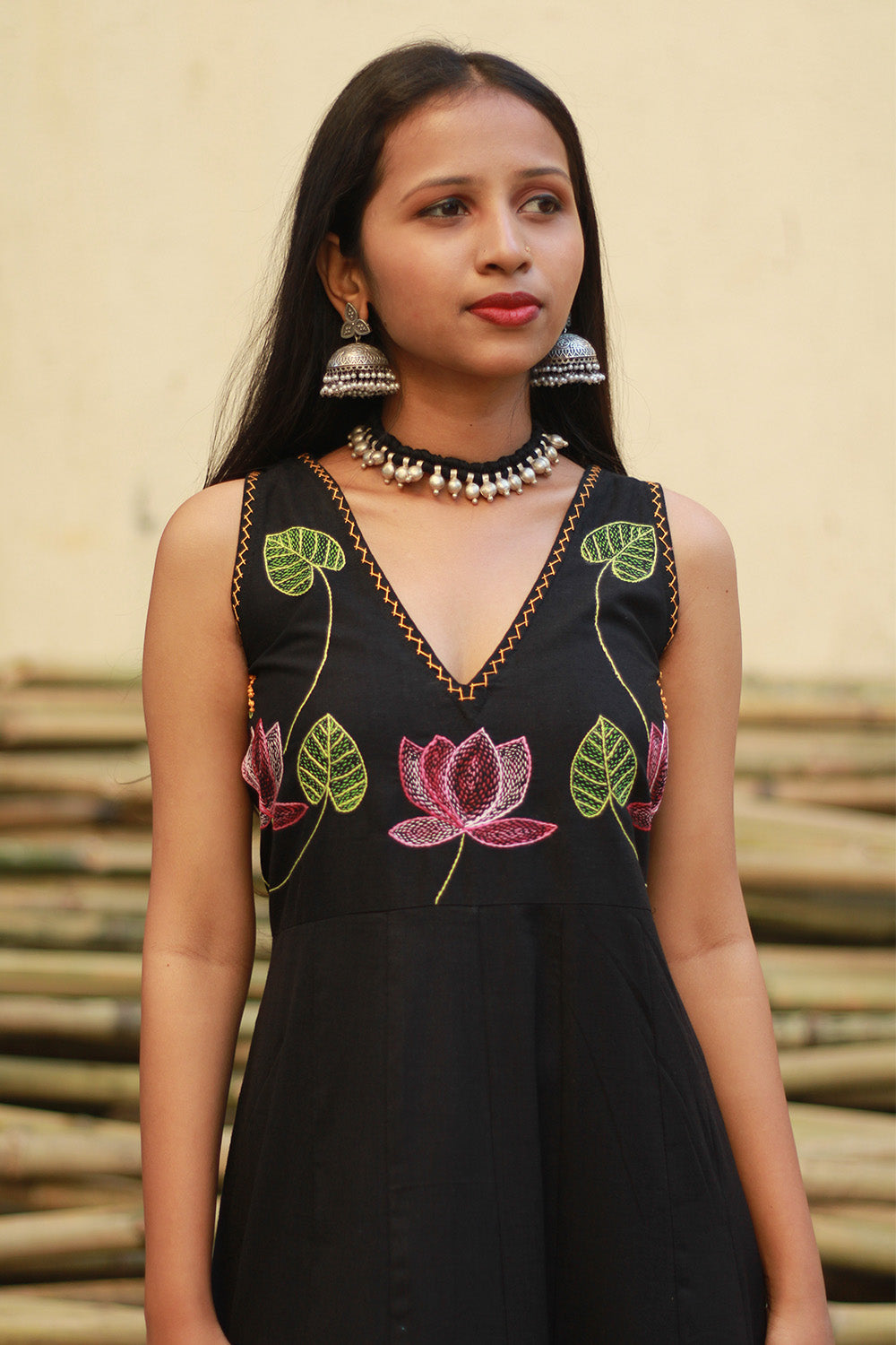 Saroj | Khwaab | Long Kali Dress | Noir