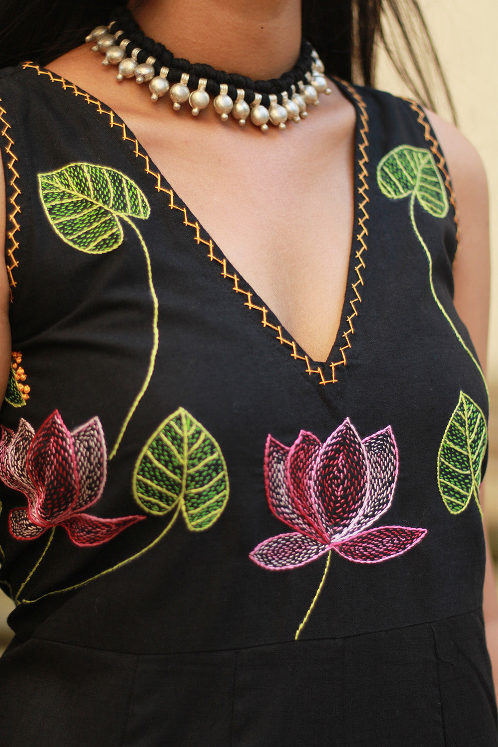 Saroj | Khwaab | Long Kali Dress | Noir