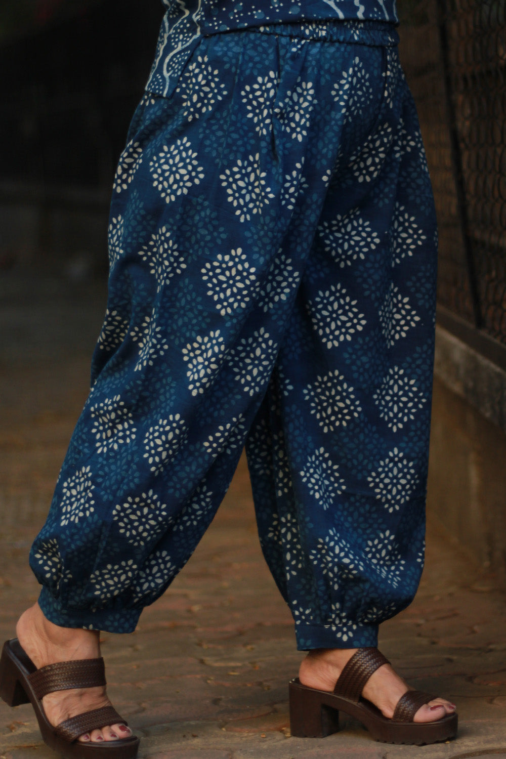 Jheel | Harem Pants | Indigo