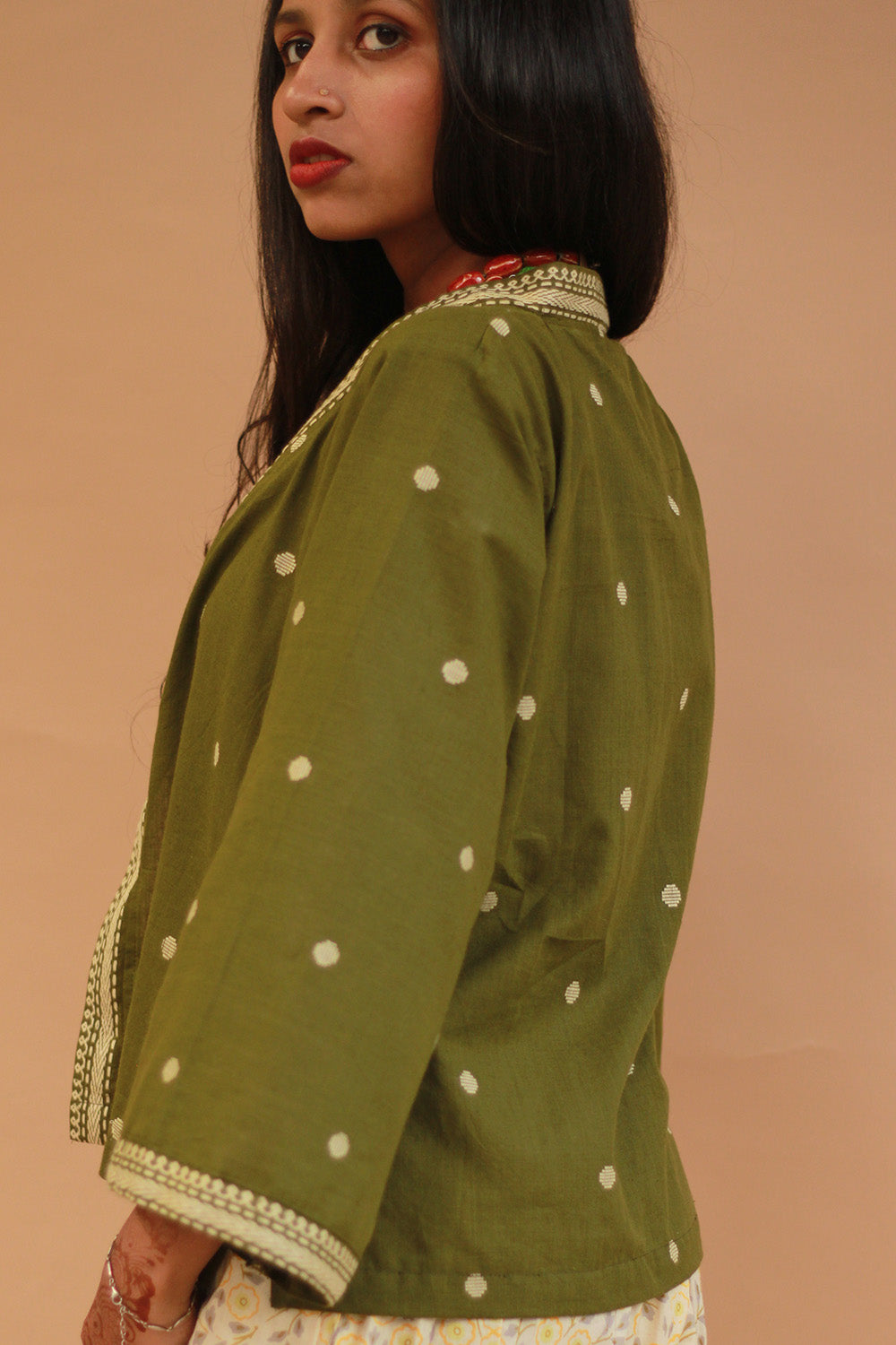 Raahat | Light Jacket | South Cotton | Olive Green