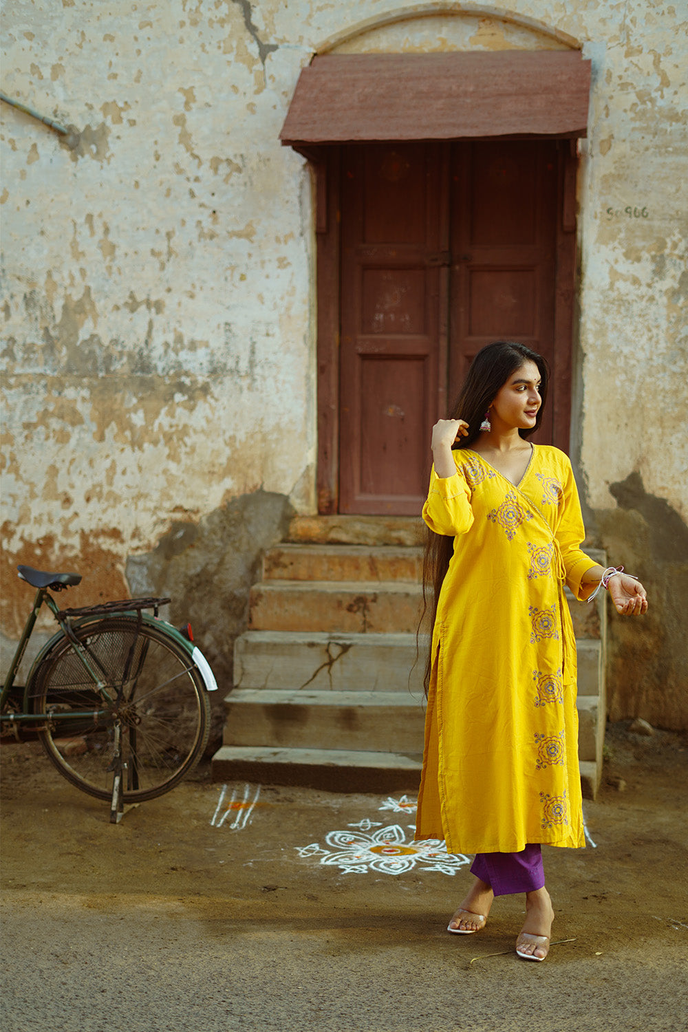 Zardi Nazakat | Hand Embroidered Angarkha