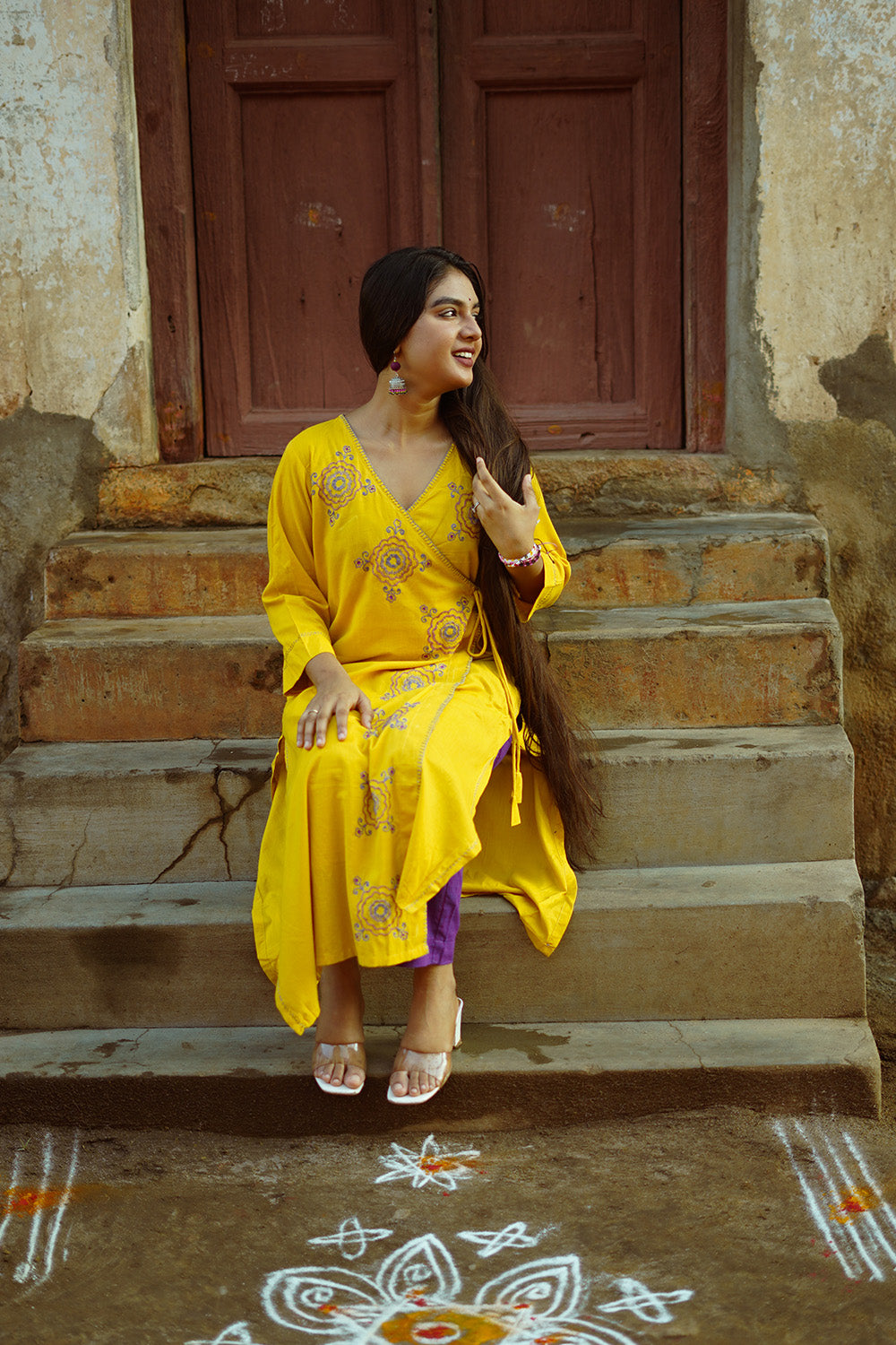 Zardi Nazakat | Hand Embroidered Angarkha