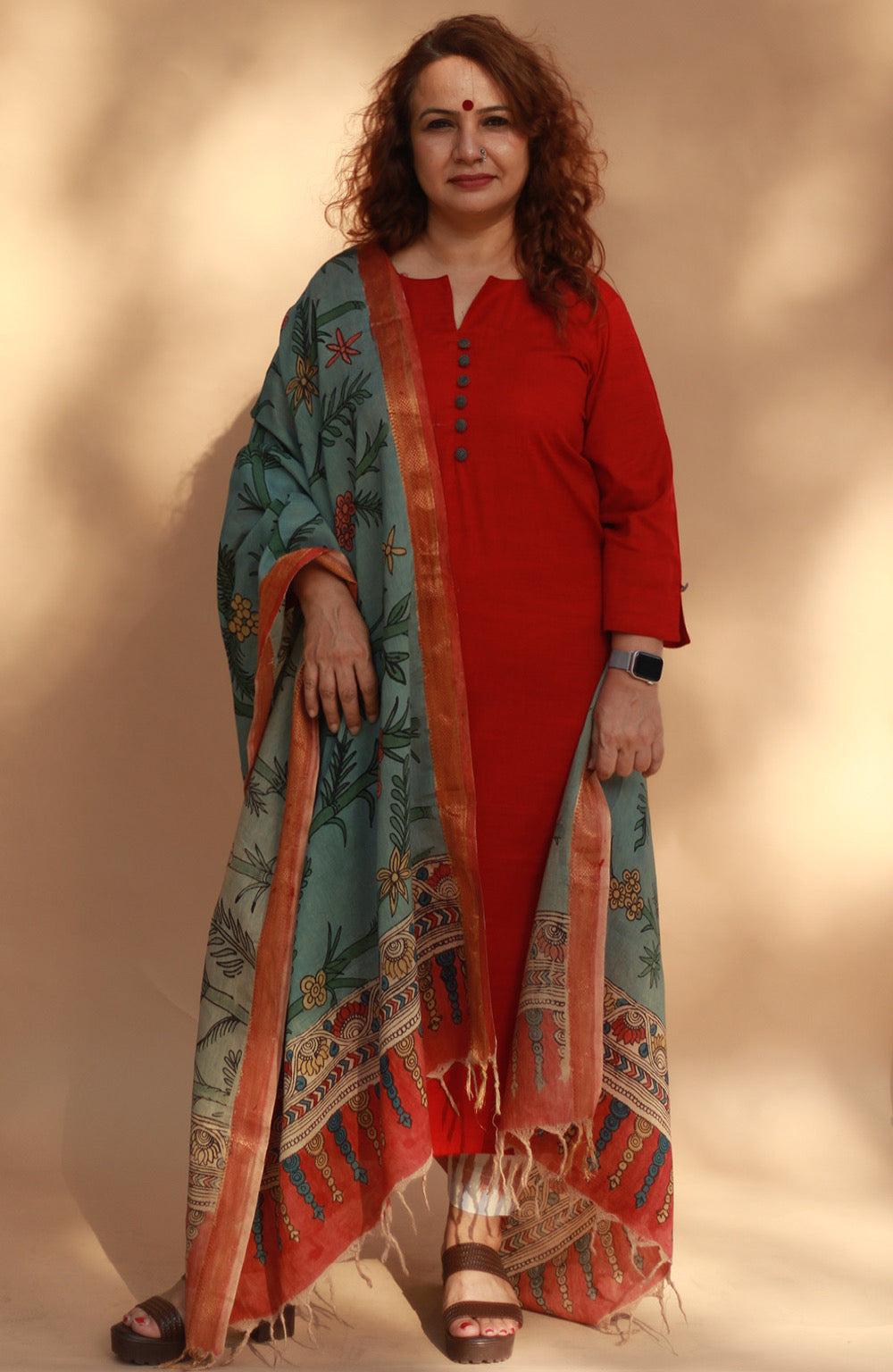 Nitya | Long Kurta | Rouge