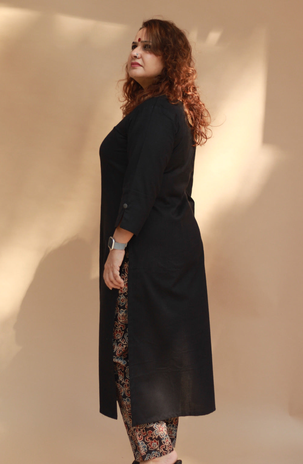 Nitya | Long Kurta | Noir