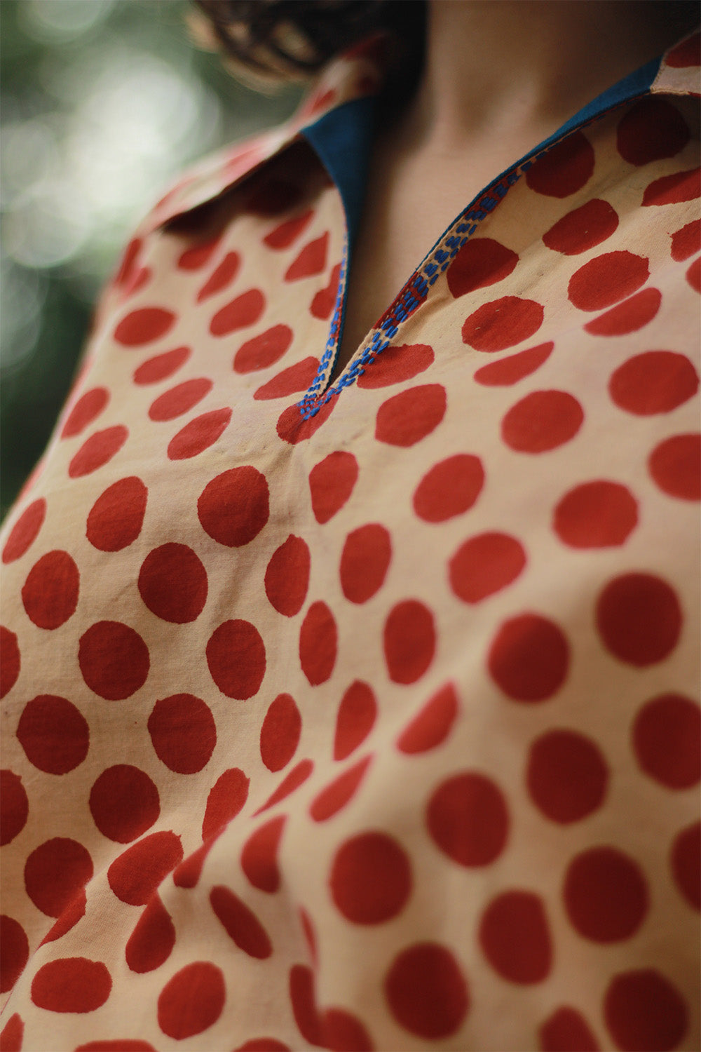 Anjali | Cotton Kurti | Rouge Polka