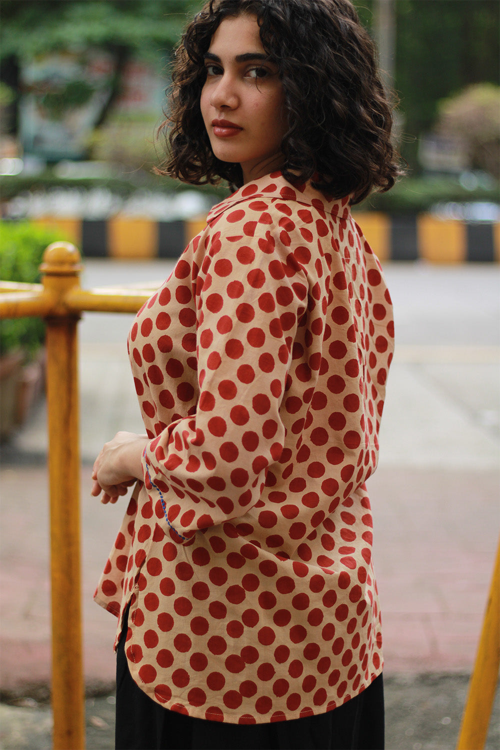 Anjali | Cotton Kurti | Rouge Polka