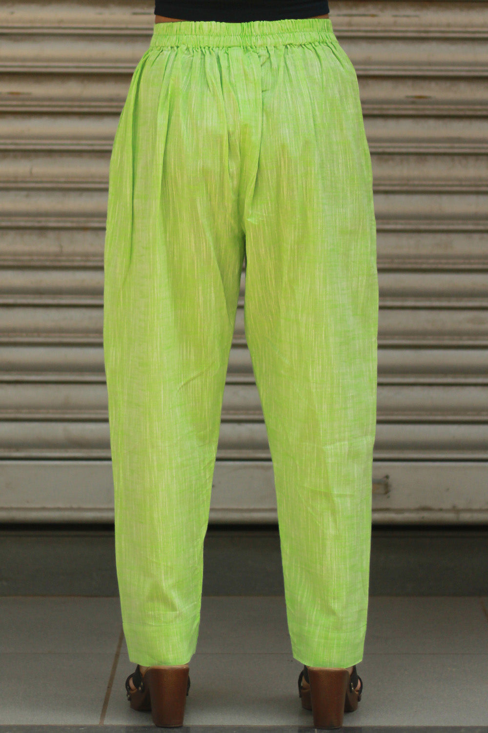 Amala | Slim Pants | Neon Green
