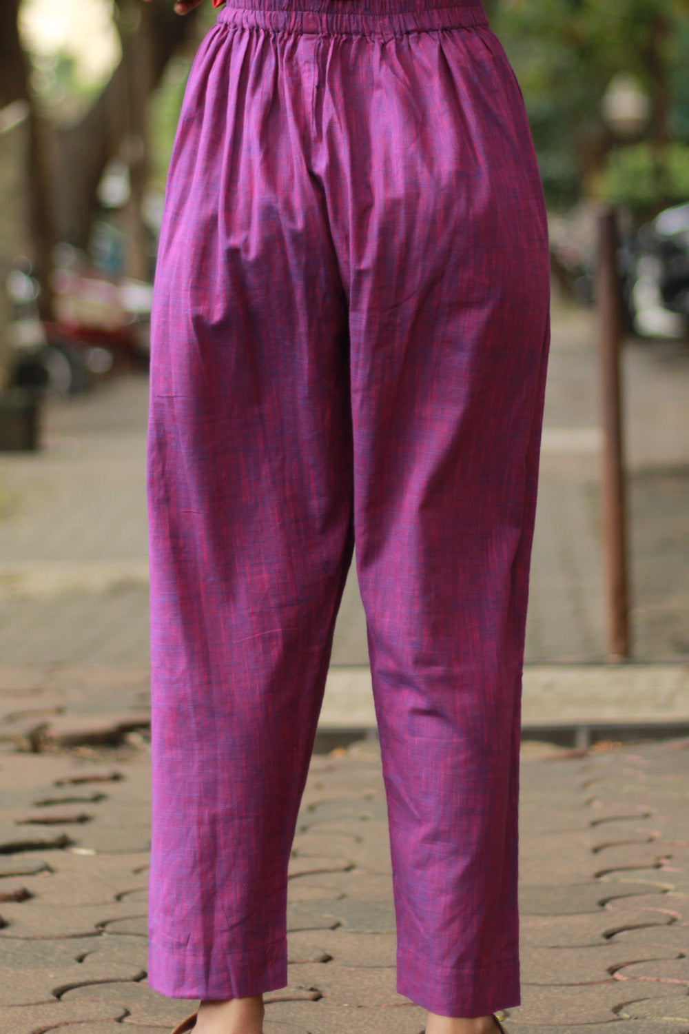 Amala | Slim Pants | Purple