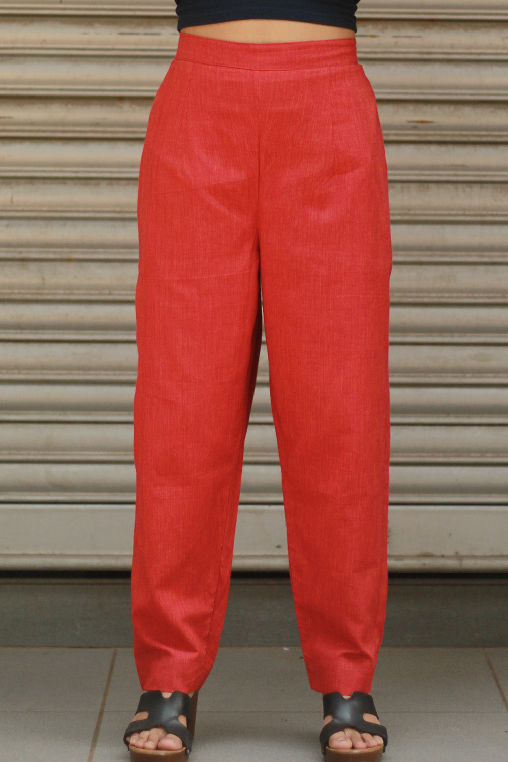Amala | Slim Pants | Coral PInk