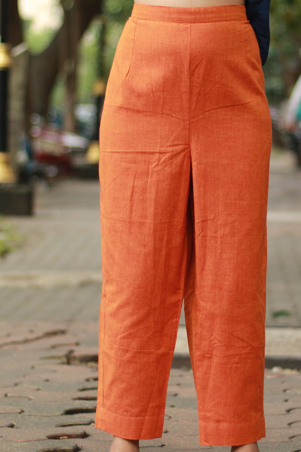 Amala | Slim Pants | Orange