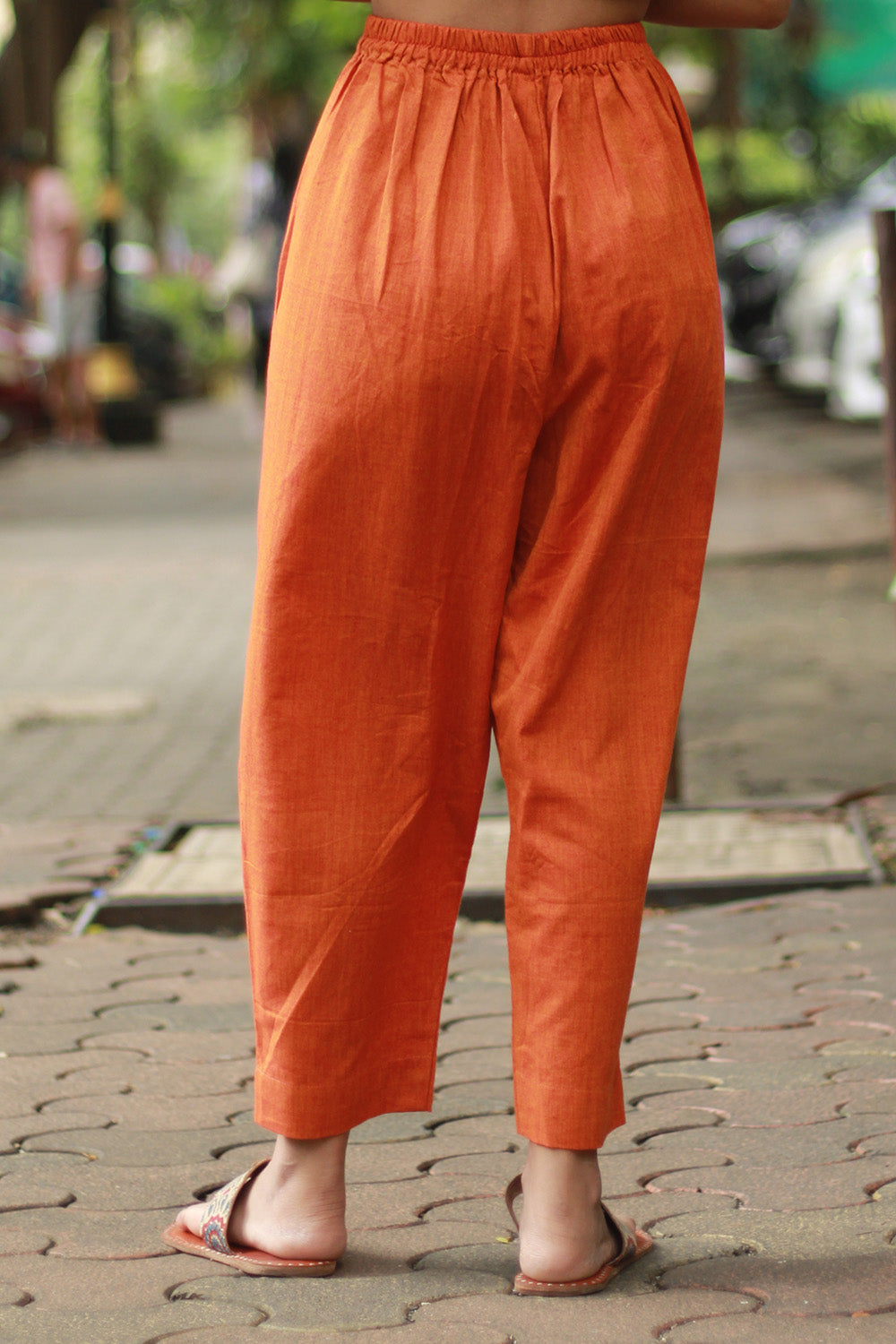 Amala | Slim Pants | Orange