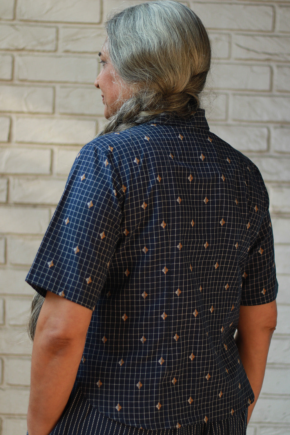 Dhoop - Chhaon | Cotton Shirt | Blue Checks