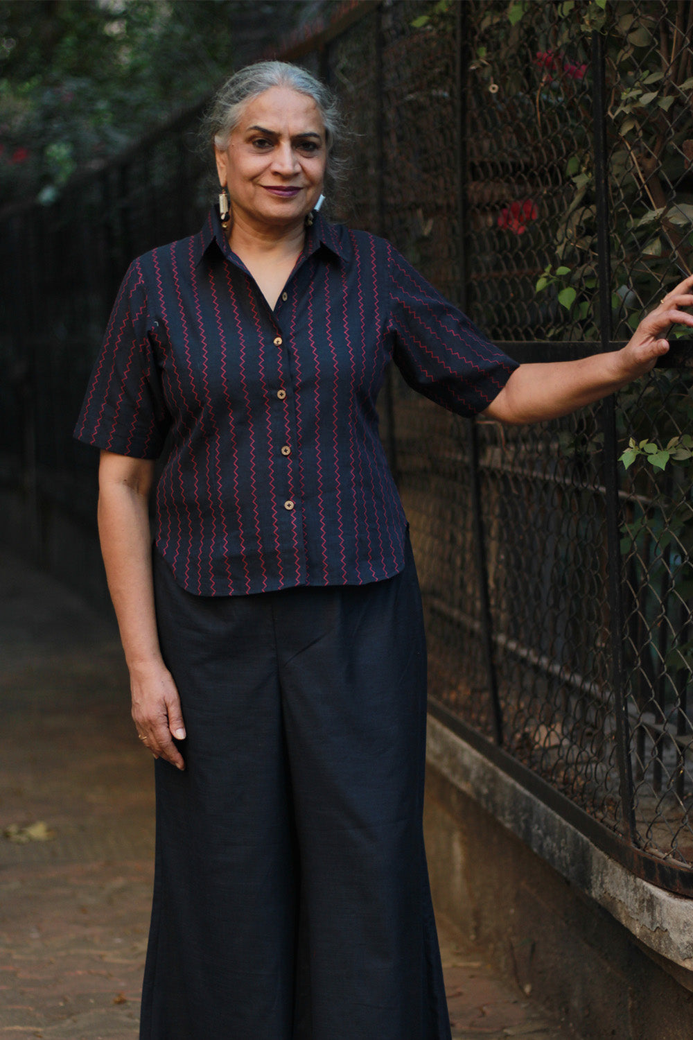 Dhoop - Chhaon | Cotton Shirt | Navy Blue