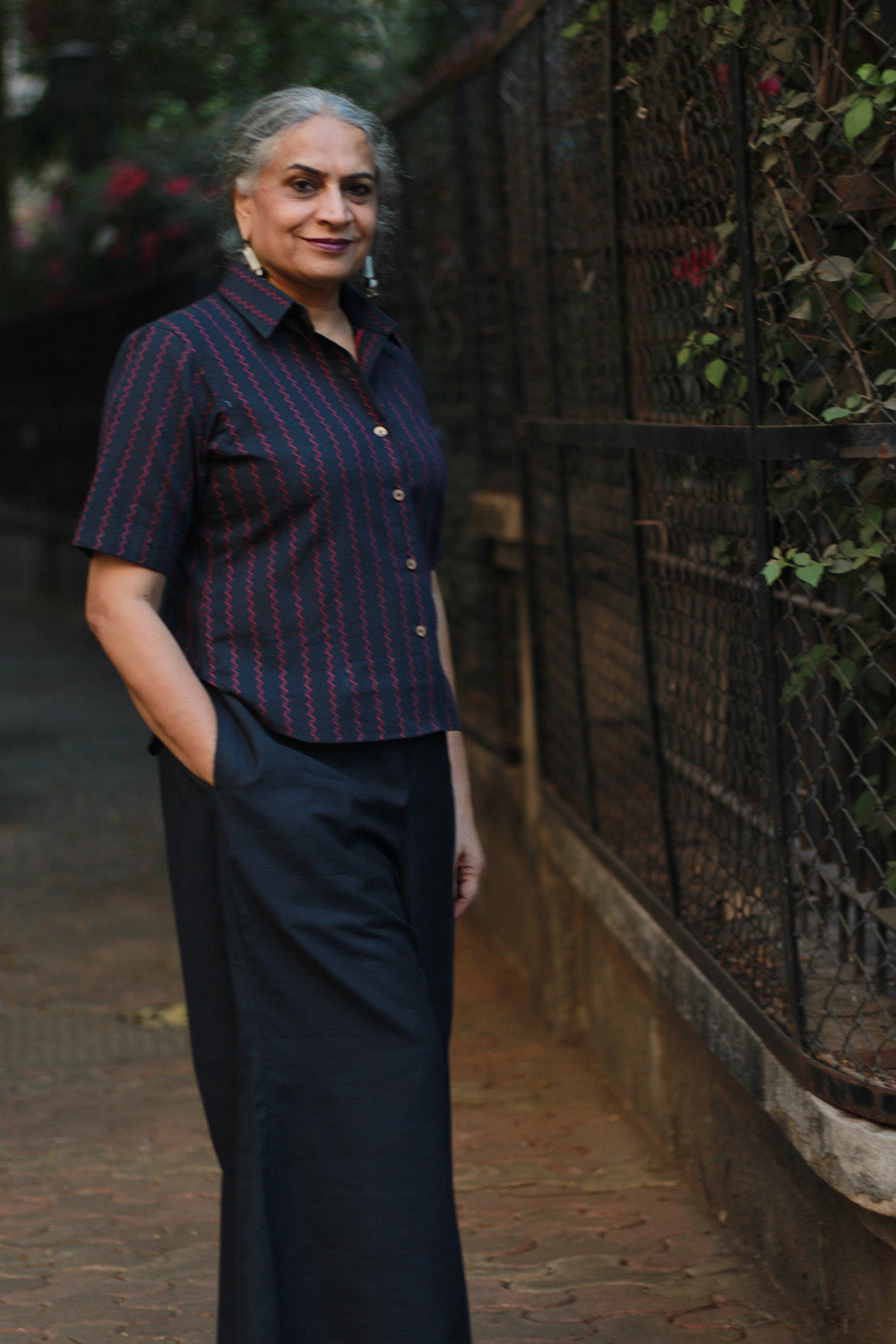 Dhoop - Chhaon | Cotton Shirt | Navy Blue