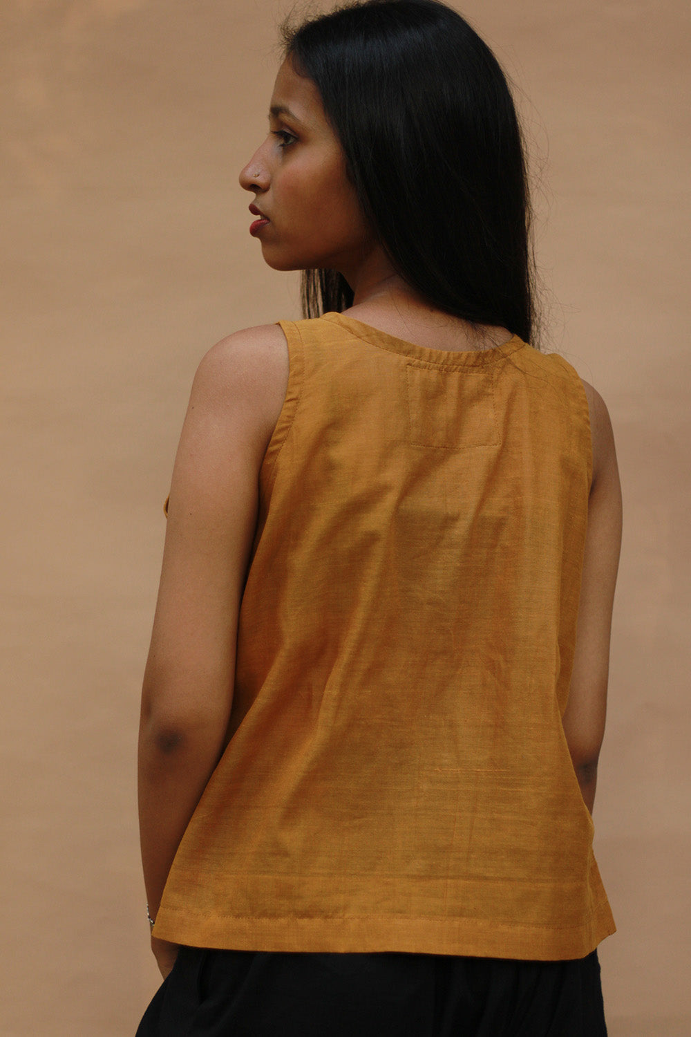 Front Buttoned Vest | Cotton | Simply Sienna